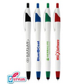 Union Printed "Elegant" White Stylus Clicker Pen